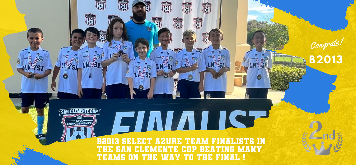 Finalists at San Clemente Cup