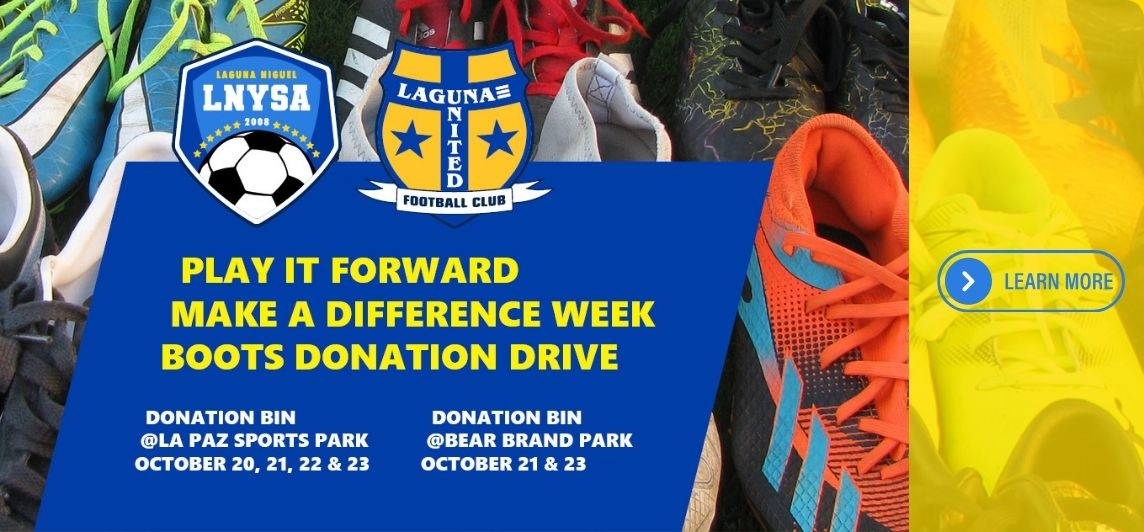 Make a Difference Week - Give old cleats new life! 