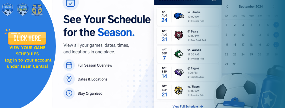Your Season Starts Here - View Schedules, Times & Any Updates Instantly