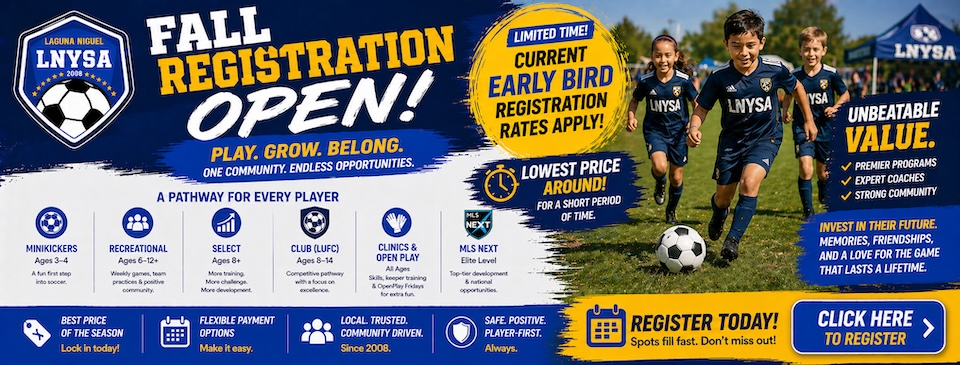 Fall Registration Open