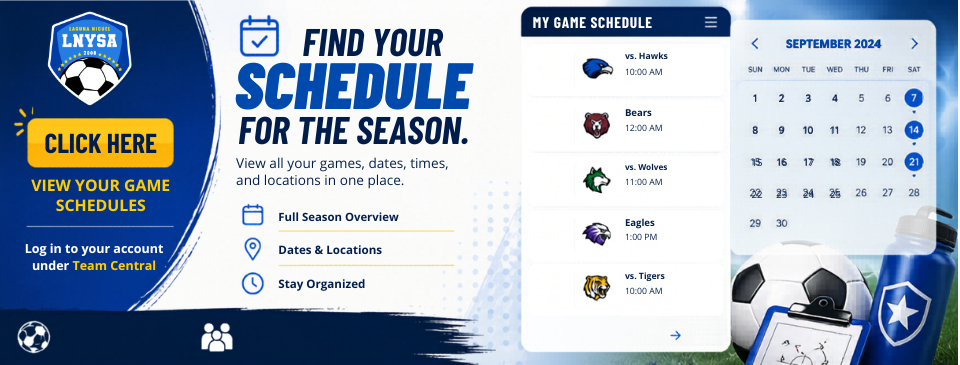 Your Season Starts Here - View Schedules, Times & Any Updates Instantly