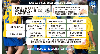 Fall Skills Clinics Start