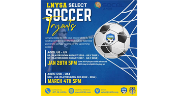 Select Soccer Tryouts